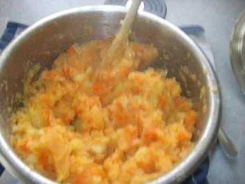 Stamppot- Kartoffeln und Möhren untereinander - Rezept - Bild Nr. 7