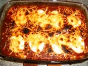 Eier in Tomatensoße übergrillt - Rezept