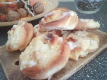 Quark-Pudding-Streusel-Schnecken - Rezept - Bild Nr. 3