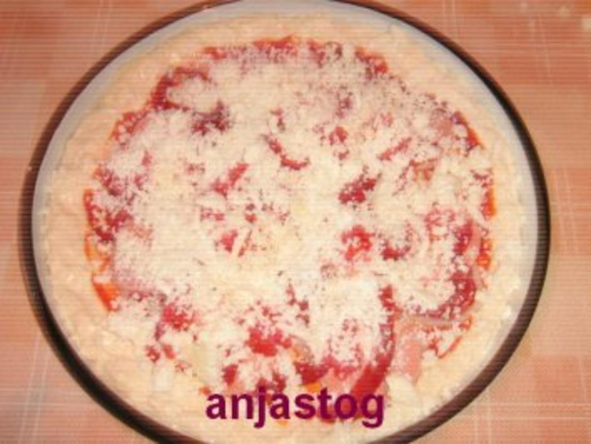 Pizzateig  ohne Hefe - Rezept - Bild Nr. 5