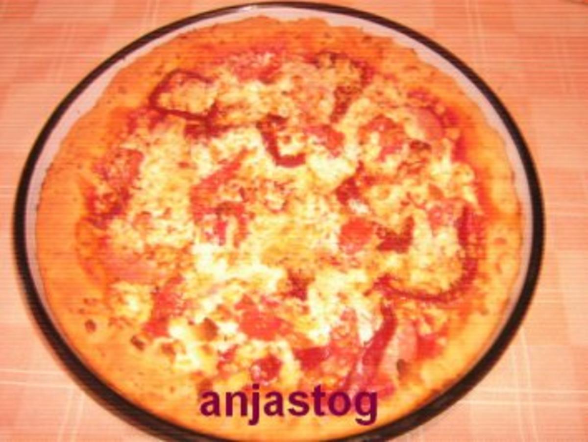 Pizzateig  ohne Hefe - Rezept - Bild Nr. 6