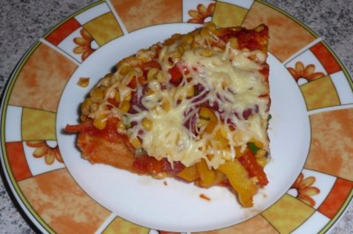 - Pizza mit viel Belag - Rezept mit Bild - kochbar.de