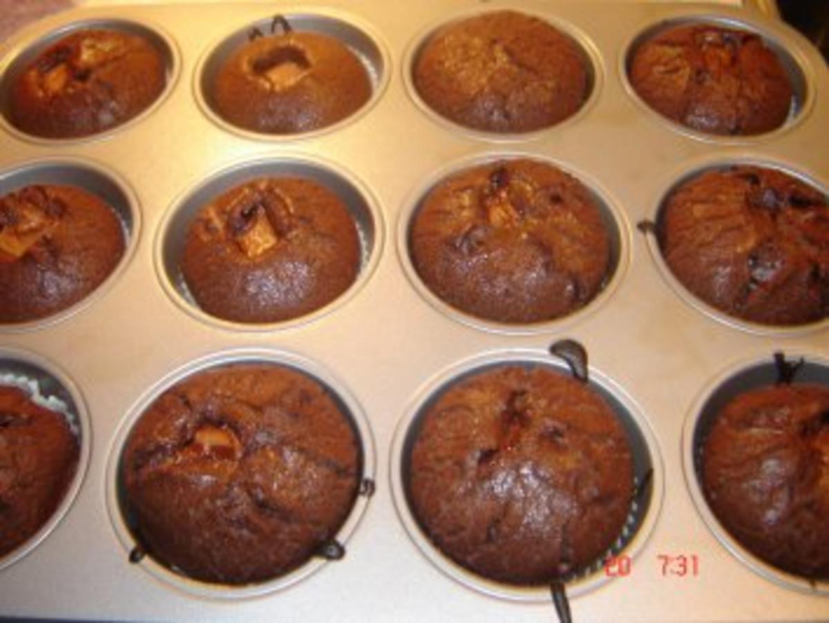 Schokoladenmuffins mit cremigem Nougatkern - Rezept - Bild Nr. 11