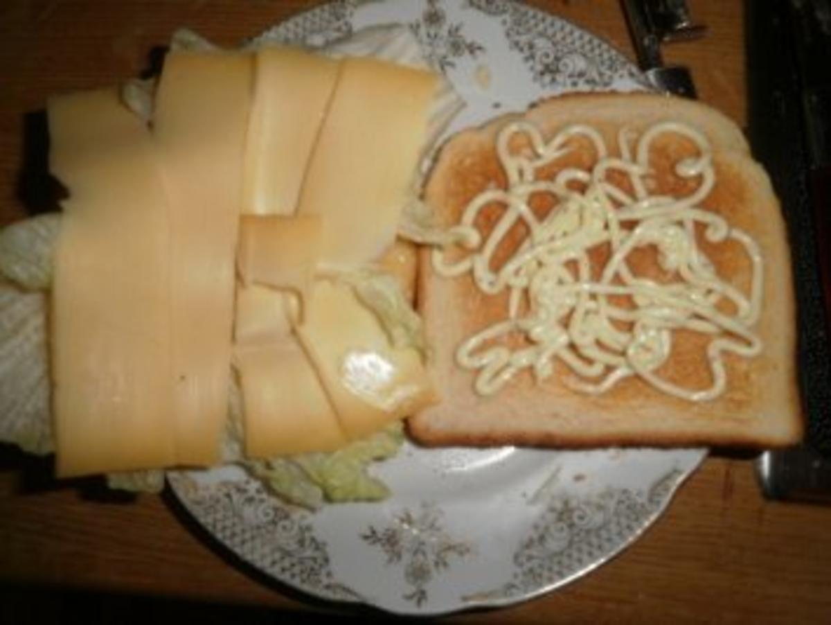 "kleiner Snack"-Fischstäbchen-Sandwich - Rezept - Bild Nr. 3