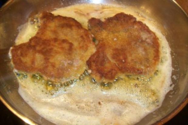 Schnitzel mit Kartoffelpüree u. Blumenkohl - Broccoli Gemüse - Rezept ...