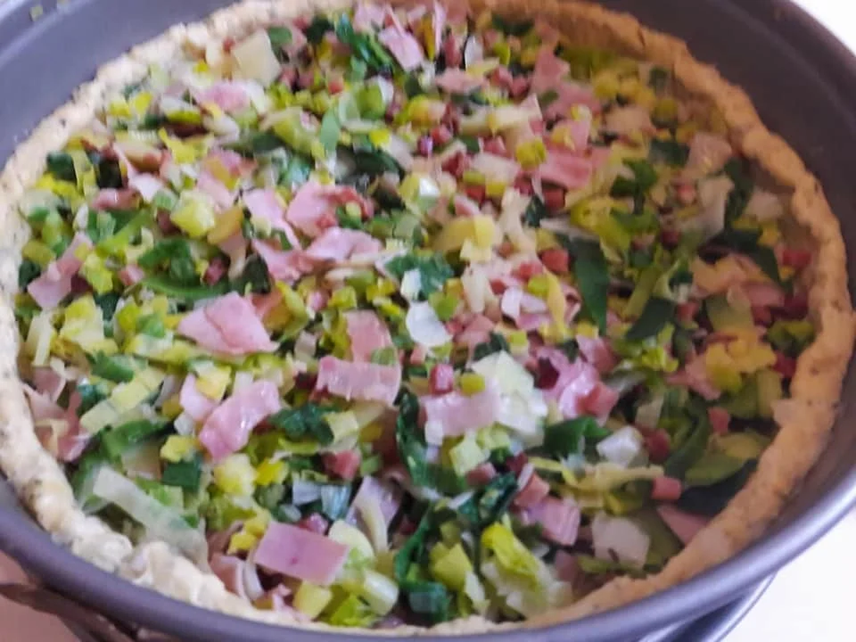 Rezept: Quiche: Lauch-Schinken-Quiche Bild Nr. 5400 Quiche: Lauch-Schinken-Quiche - Rezept - Bild Nr. 5400
