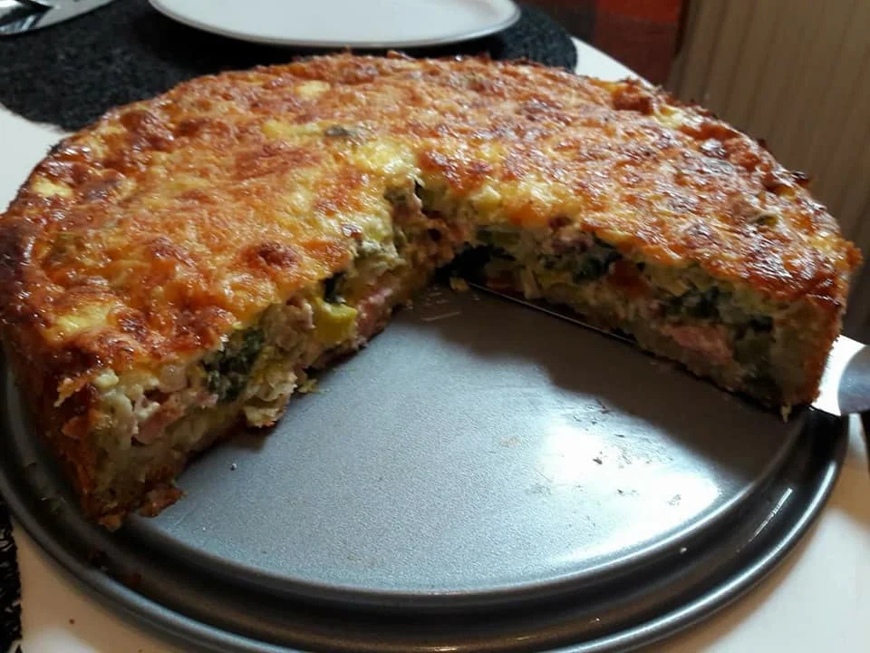 Rezept: Quiche: Lauch-Schinken-Quiche Bild Nr. 5403 Quiche: Lauch-Schinken-Quiche - Rezept - Bild Nr. 5403