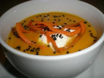 Karotten - Orangen Süppchen - Rezept