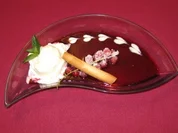 Joghurt-Granita mit schwarzen Johannisbeeren - Rezept