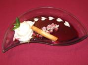 Joghurt-Granita mit schwarzen Johannisbeeren - Rezept