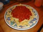 Nudeln mit Tomatensoße für mein Herzblatt - Rezept
