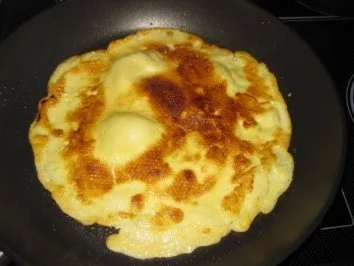 Gefüllte Pfannkuchen im Spinatbett ....... - Rezept - Bild Nr. 3