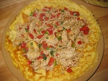 Gefüllte Pfannkuchen im Spinatbett ....... - Rezept - Bild Nr. 8