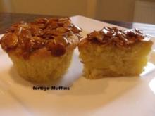 Muffin:   APFELMUFFIN ... unter Mandelhaube - Rezept