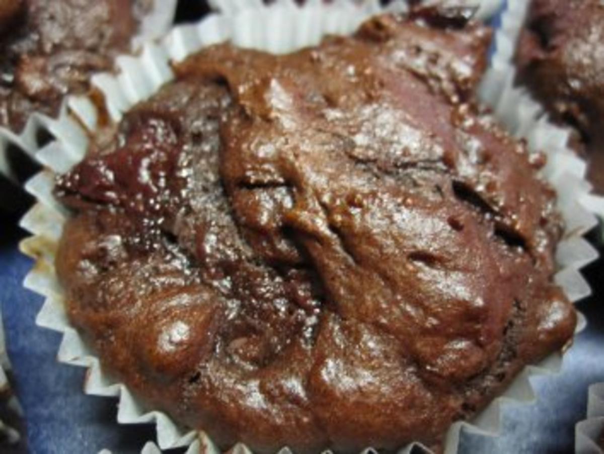 Nutella-Kirsch-Muffins - Rezept mit Bild - kochbar.de