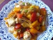 Hähnchen-Curry mit Paprikaschoten - Rezept