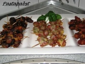 Antipasti - Aprikosen im Speckmantel - Rezept - Bild Nr. 3