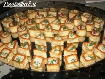 Blätterteigpasteten mit Forellencreme - Rezept - Bild Nr. 2