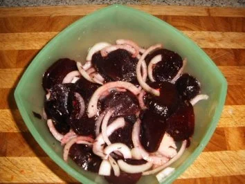 Süß.saure rote Bete - Rezept