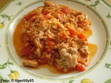 Rezept: Reis-Thunfisch-Pfanne Bild Nr. 3 Reis-Thunfisch-Pfanne - Rezept - Bild Nr. 3