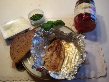 Rezept: Hänhnchenbrust - Paprika - Schnitte Bild Nr. 2 Hänhnchenbrust - Paprika - Schnitte - Rezept - Bild Nr. 2