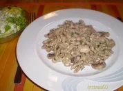 Steinpilz - Spätzle mit Champignons - Rezept