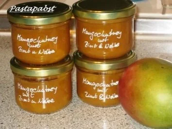 Mangochutney mit Zimt und Nelke - Rezept - Bild Nr. 4