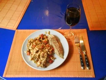 Fisch: Zanderfilet auf Ofengemüse - Rezept