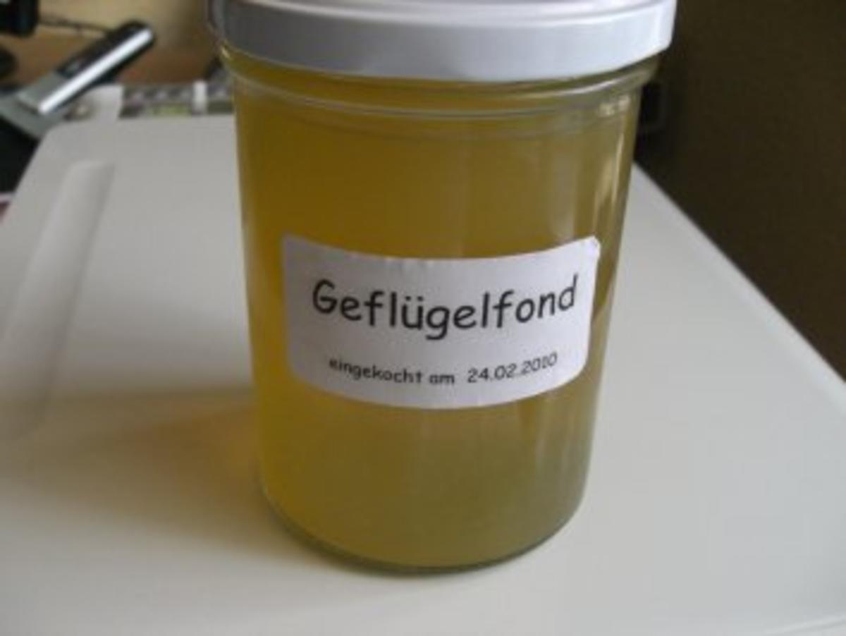 Geflügel: GEFLÜGELFOND auf Vorrat - Rezept - kochbar.de