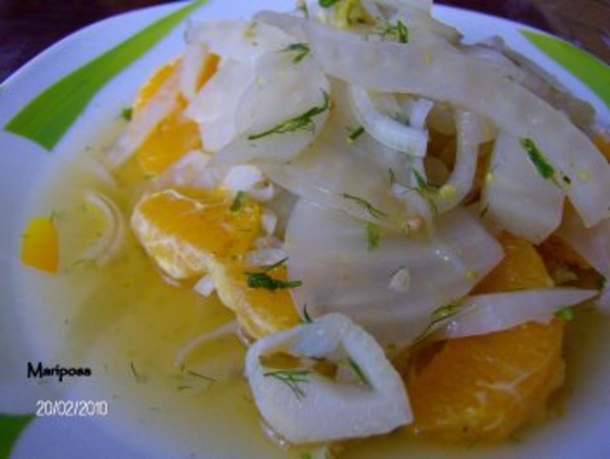 Fenchel-Orangen-Salat mit Süß-Sauer-Marinade - Rezept - Bild Nr. 3