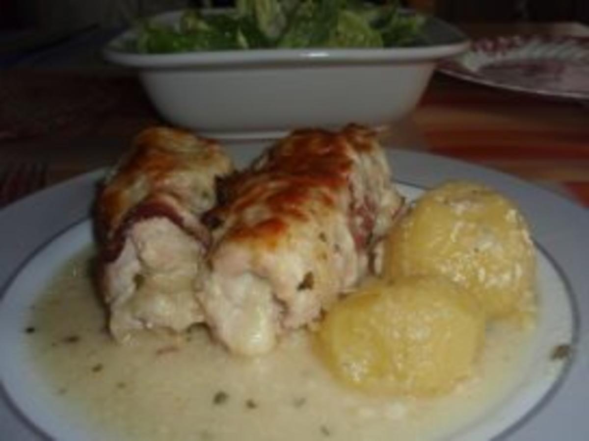 Fleisch: Italienische Putenröllchen mit Käsesauce - einfach - von caramaus
