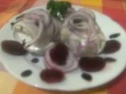 Matjes-Sauerrahmröllchen - Rezept