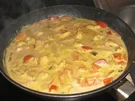 Hähnchencurry mit Nudeln - Rezept
