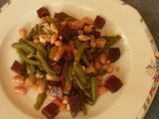 Bohnensalat: Grün-Weiß-Rot - Rezept