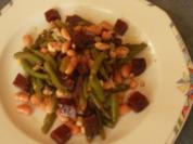 Bohnensalat: Grün-Weiß-Rot - Rezept