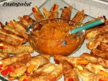 Rezept: Gemüsesticks in Filoteig Gemüsesticks in Filoteig - Rezept