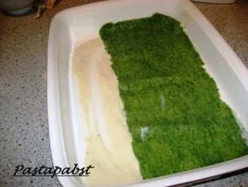 Spinat Lasagne mit Steinpilzsugo - Rezept - Bild Nr. 3