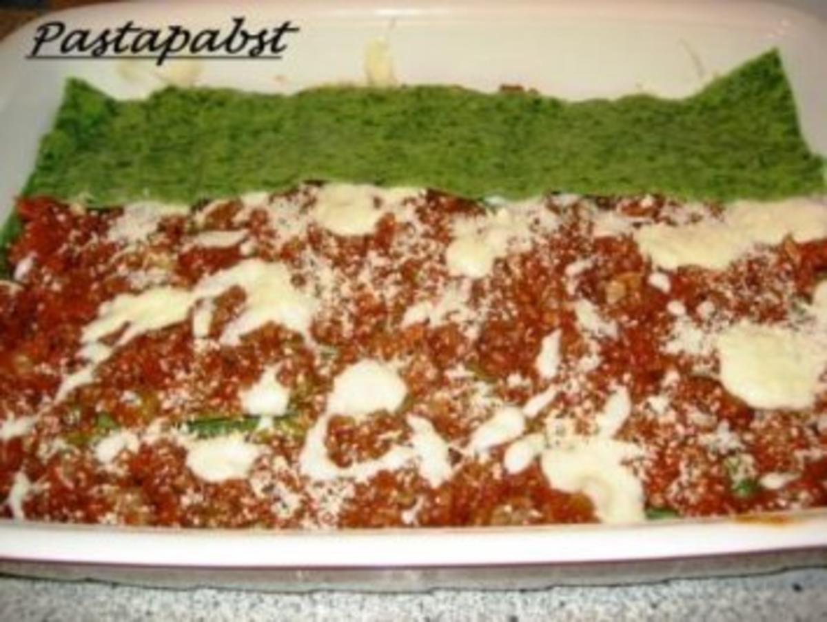 Spinat Lasagne mit Steinpilzsugo - Rezept - Bild Nr. 4