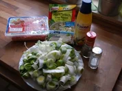 Käsehackfleischsuppe mit Porree - Rezept