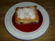 Grießauflauf mit Kirschensoße - Rezept