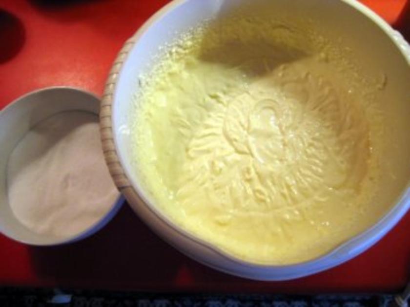 Quark - Frischkäse - Kuchen ohne Boden - Rezept - kochbar.de