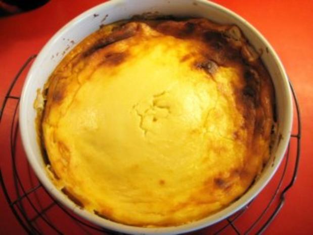 Quark - Frischkäse - Kuchen ohne Boden - Rezept - kochbar.de