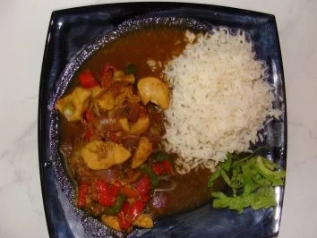 Rezept: Geflügel : -Pikante China-Hühnerbrustpfanne- Geflügel : -Pikante China-Hühnerbrustpfanne- - Rezept