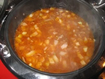 Hack-Champignoncremesoße mit Tortiglioni - Rezept - Bild Nr. 3