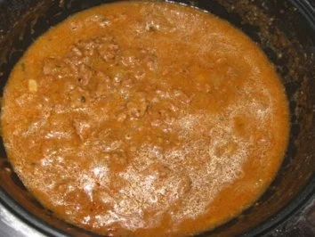 Hack-Champignoncremesoße mit Tortiglioni - Rezept - Bild Nr. 4