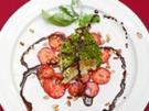 Orangen-Basilikum-Tiramisu unter Pistazienkernen - Rezept