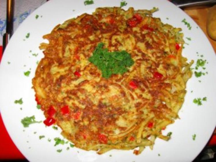 Kartoffel-Ei-Paprika Rösti - Rezept mit Bild - kochbar.de