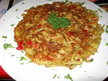Rezept: Kartoffel-Ei-Paprika Rösti Bild Nr. 7 Kartoffel-Ei-Paprika Rösti - Rezept - Bild Nr. 7