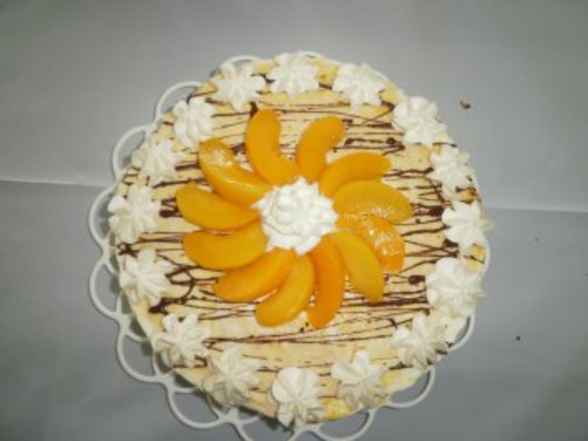 Pfirsich-Joghurt Torte mit Sekt - Rezept - Bild Nr. 3