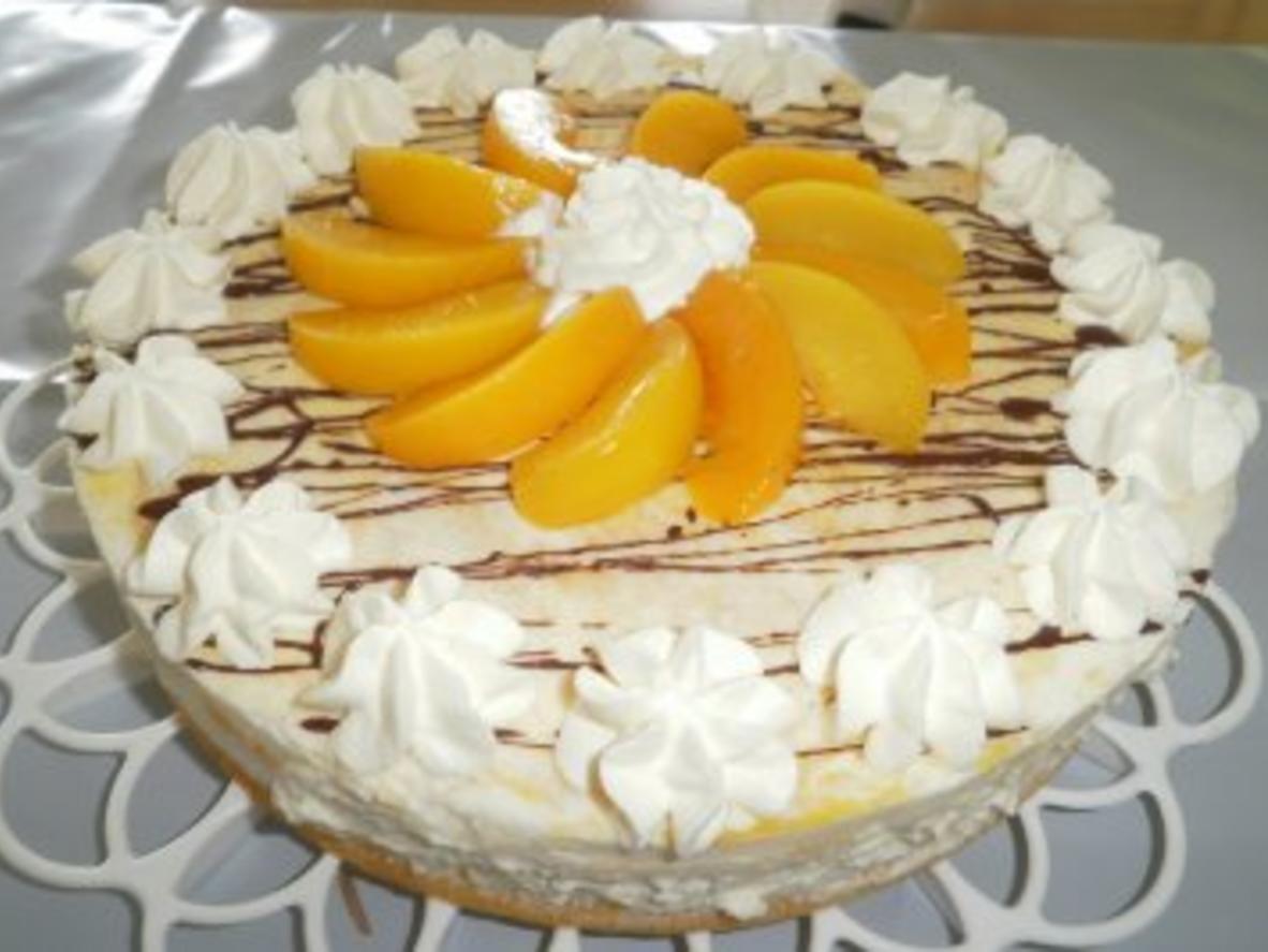Pfirsich Joghurt Torte mit Sekt - einfach - von A_miga